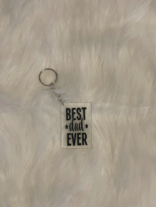 Best Dad Ever Keychain